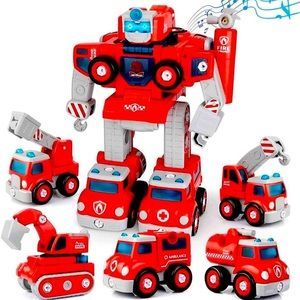 Take Apart Toys for Kids, Construction Transform Robot